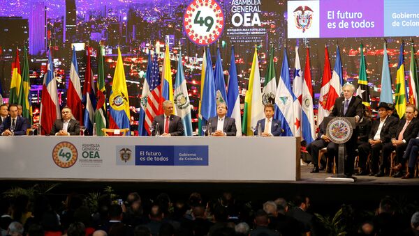 La 49 Asamblea General de la OEA - Sputnik Mundo