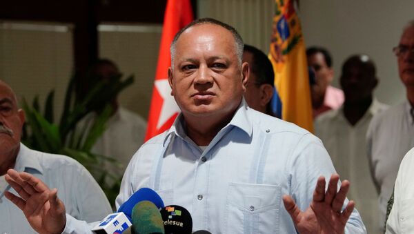 El presidente de la Asamblea Nacional Constituyente de Venezuela, Diosdado Cabello. - Sputnik Mundo