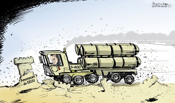 Los primeros S-400 llegan a Turquía (vídeo) Los primeros S-400 llegan a Turquía (vídeo) - Sputnik Mundo