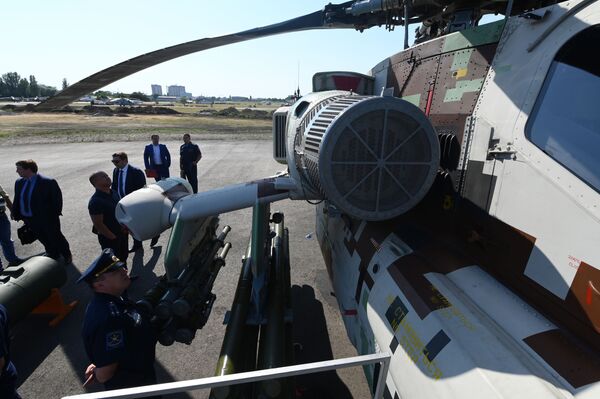 Ударный вертолет Ми-28НЭ Ночной охотник с двойным управлением - Sputnik Mundo