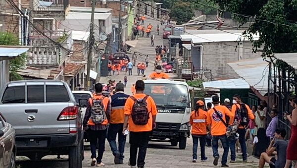 En Tegucigalpa, campaña de fumigación contra el aedes aegypti por repunte en el número de casos de dengue - Sputnik Mundo
