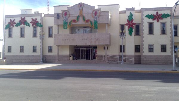 Edificio de la Presidencia Municipal de Cuauhtémoc (Chihuahua) en México - Sputnik Mundo