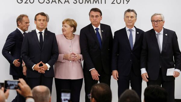 Líderes de la UE y del Mercosur - Sputnik Mundo