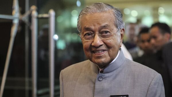 El primer ministro de Malasia, Mahathir Mohamad - Sputnik Mundo