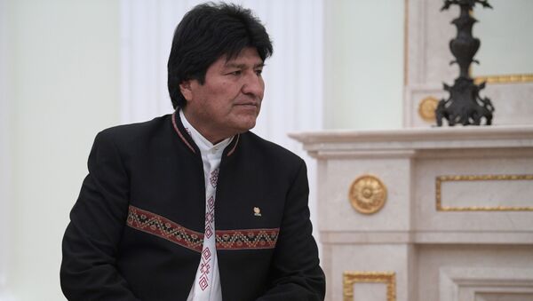 Evo Morales, expresidente boliviano - Sputnik Mundo