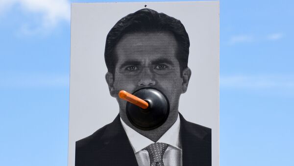 Una imagen de Ricardo Rosselló, gobernador de Puerto Rico - Sputnik Mundo