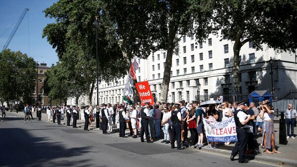 Protestas en Londres - Sputnik Mundo