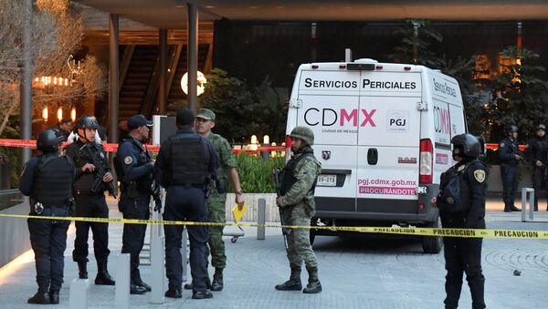 El lugar del asesinato de dos israelíes en Ciudad de México - Sputnik Mundo