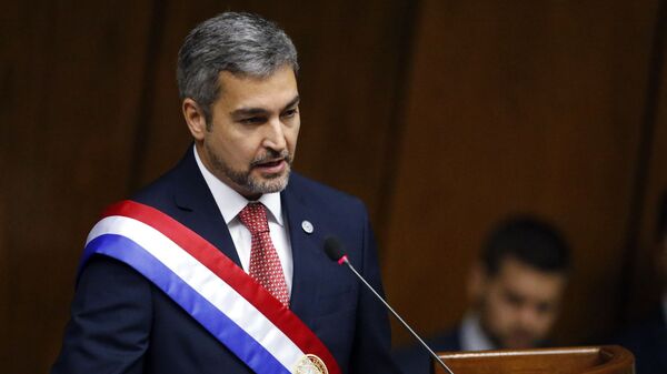 Mario Abdo Benítez, presidente de Paraguay (archivo) - Sputnik Mundo