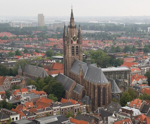 Церковь Ауде керк в Делфте, Нидерланды - Sputnik Mundo