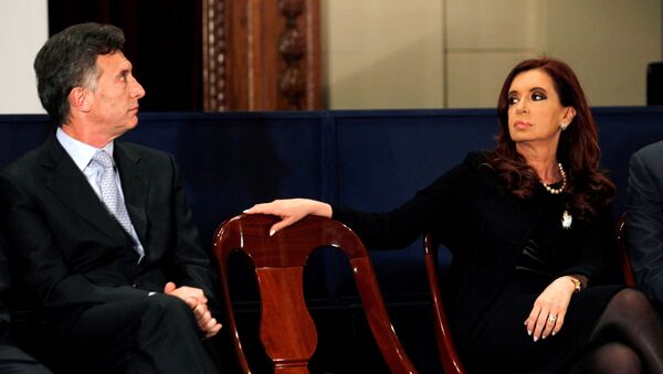 Mauricio Macri y Cristina Fernández de Kirchner - Sputnik Mundo