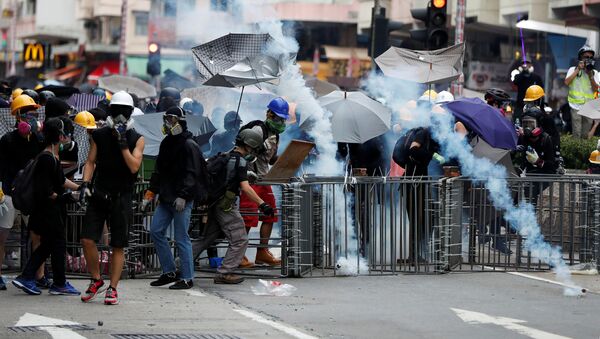 Las protestas en Hong Kong - Sputnik Mundo