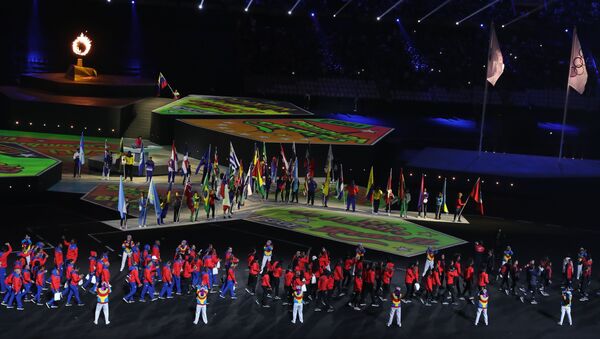 Ceremonia de Clausura de los XVIII Juegos Panamericanos en Lima, Perú - Sputnik Mundo