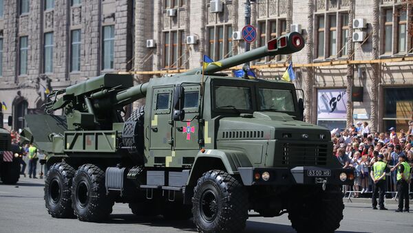 El cañón autopropulsado ucraniano Bogdana  - Sputnik Mundo