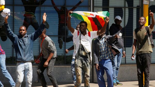 Protestas en Zimbabue  - Sputnik Mundo