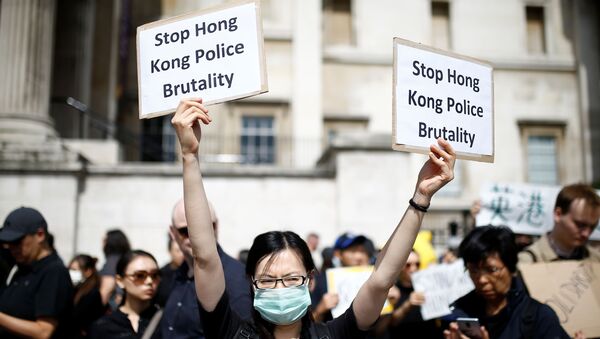 Protestas en Hong Kong - Sputnik Mundo