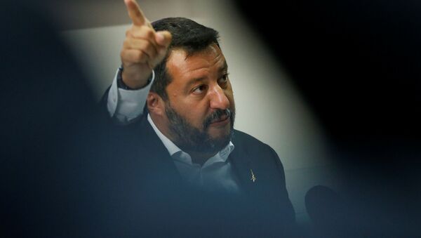 Matteo Salvini, ministro del Interior de Italia - Sputnik Mundo