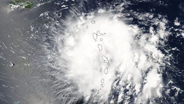 La tormenta tropical Dorian sobre las Islas de Sotavento - Sputnik Mundo