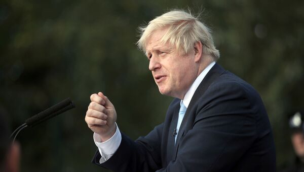 Boris Johnson, jefe del Gobierno británico - Sputnik Mundo