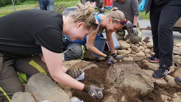 Arqueólogos escavan el área de Gylland, en Noruega (archivo) - Sputnik Mundo