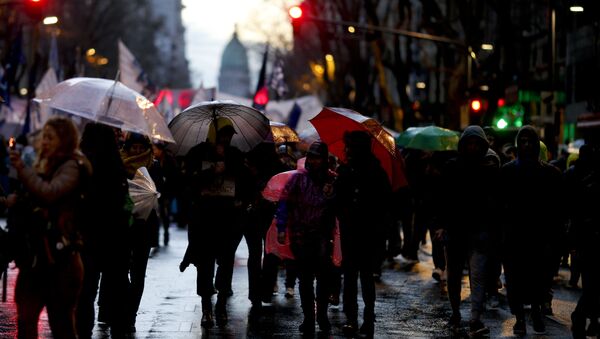 Protestas en Argentina - Sputnik Mundo