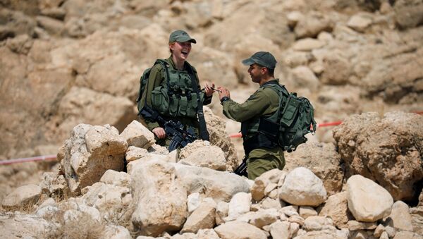 Los soldados israelíes en el Valle del Jordan - Sputnik Mundo