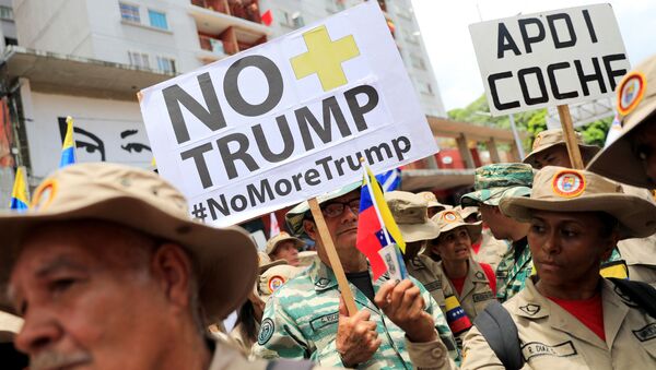La campaña 'No más Trump' en Venezuela - Sputnik Mundo