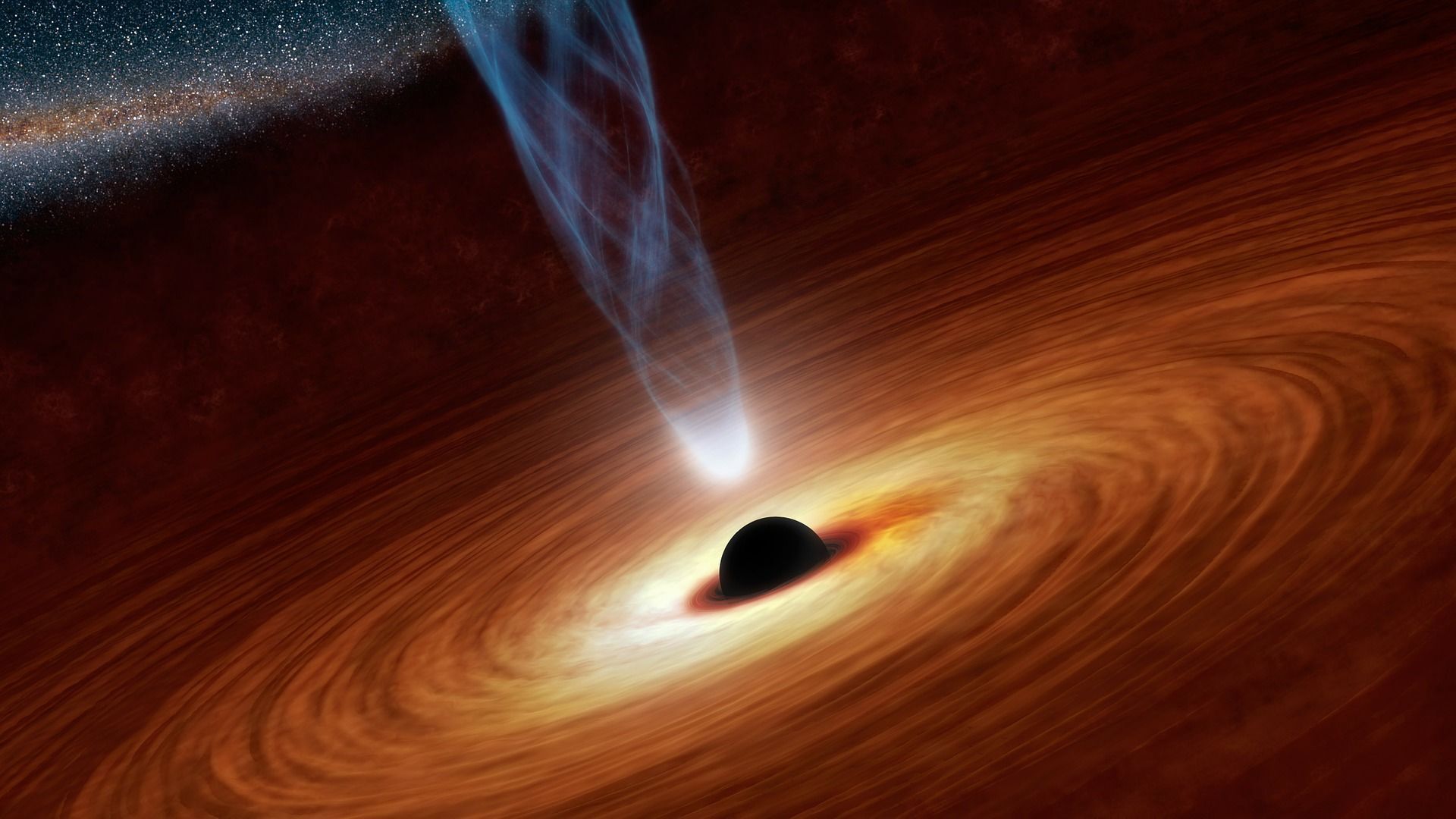 Un agujero negro (imagen referencial) - Sputnik Mundo, 1920, 31.12.2021