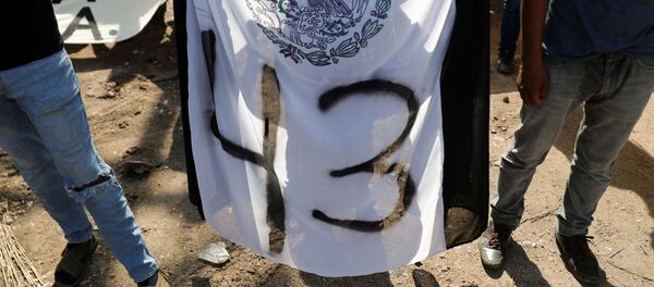 Manifestación por los cinco años de la desaparición forzada de los 43 estudiantes de Ayotzinapa Manifestación por los cinco años de la desaparición forzada de los 43 estudiantes de Ayotzinapa - Sputnik Mundo
