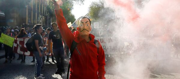 Manifestantes en México Manifestantes en México - Sputnik Mundo