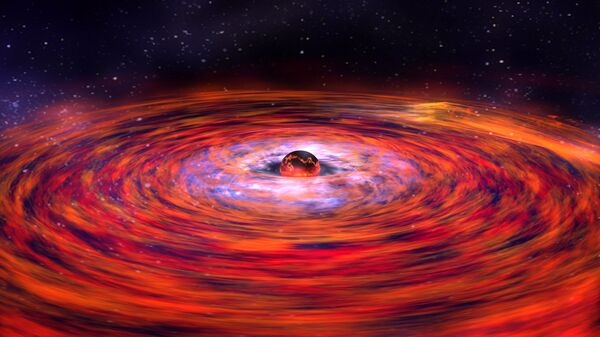 Una explosión estelar (imagen referencial) - Sputnik Mundo