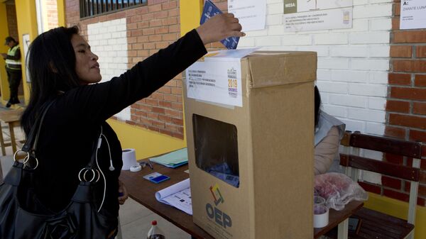 Elecciones en Bolivia (imagen referencial) - Sputnik Mundo