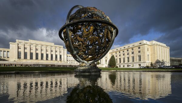 Sede de las Naciones Unidas (ONU) en Ginebra, Suiza - Sputnik Mundo