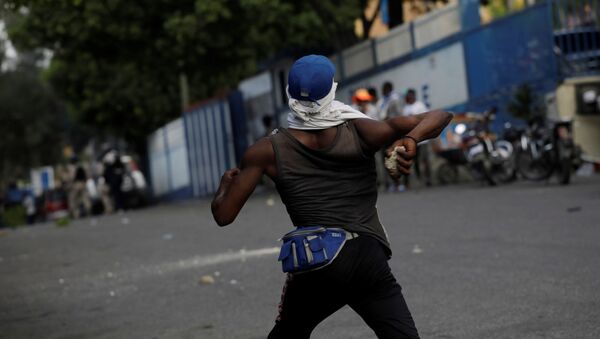 Protestas en Haití  - Sputnik Mundo