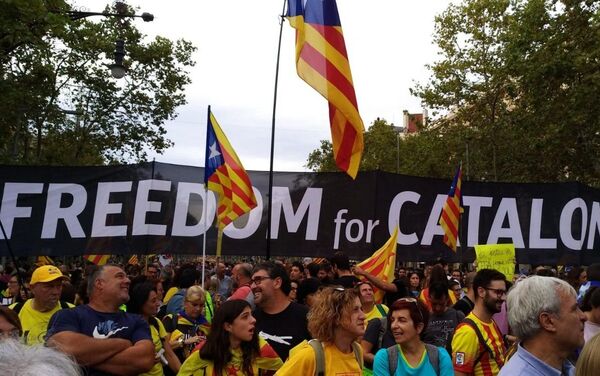 Huelga general y movilizaciones en Cataluña - Sputnik Mundo