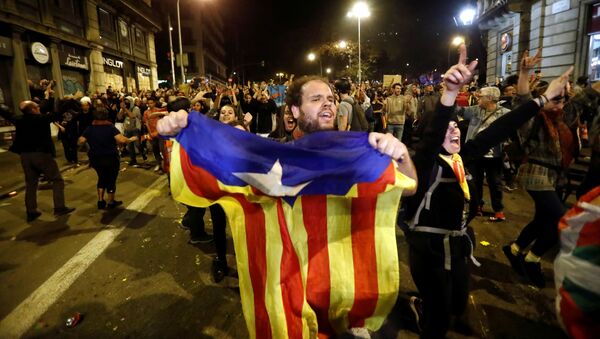 Protestas en Barcelona - Sputnik Mundo