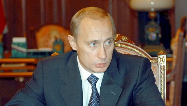 Vladímir Putin, el presidente ruso (archivo, el año 2002)  - Sputnik Mundo