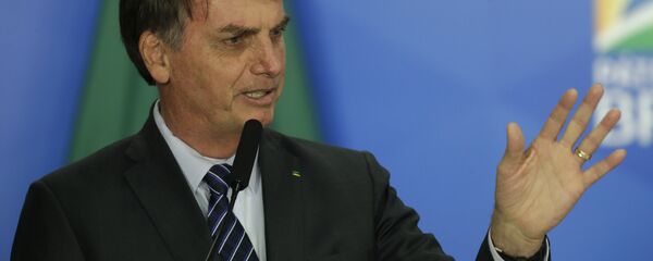 Jair Bolsonaro, el presidente de Brasil Jair Bolsonaro, el presidente de Brasil - Sputnik Mundo