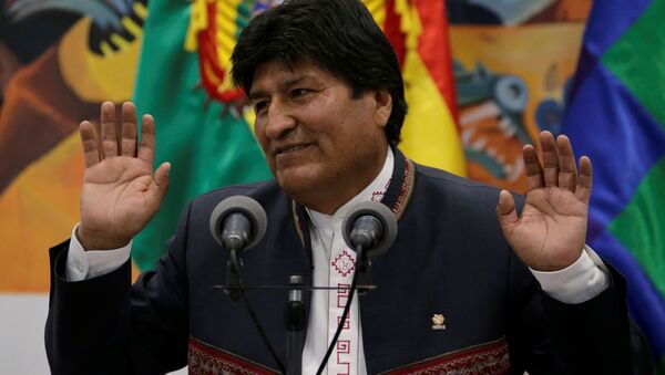 Evo Morales, reelecto presidente de Bolivia - Sputnik Mundo