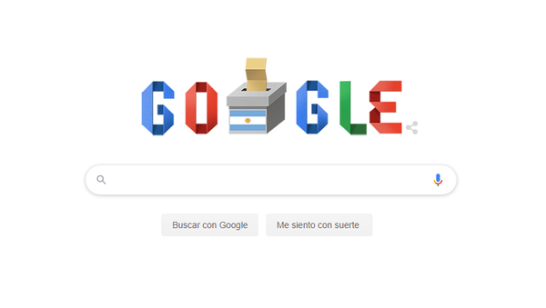 Google dedica un 'doodle' a las elecciones argentinas - Sputnik Mundo