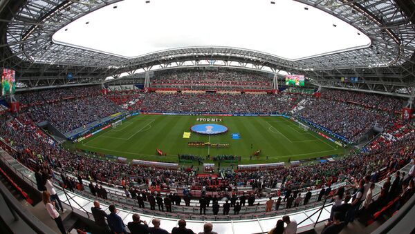 El estadio Kazan Arena durante la Copa Confederaciónes 2017 (archivo) - Sputnik Mundo