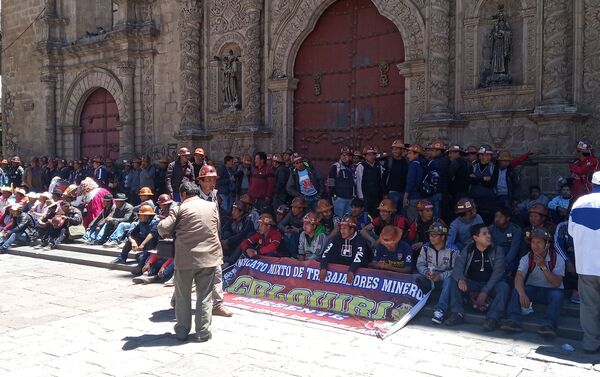 Respaldo popular al presidente Evo Morales en La Paz - Sputnik Mundo
