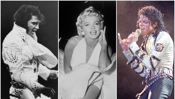 Elvis Presley, Marilyn Monroe y Michael Jackson - Sputnik Mundo