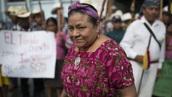 Rigoberta Menchú, la premio Nobel de la Paz guatemalteca  - Sputnik Mundo