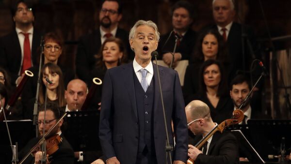 Andrea Bocelli, tenor italiano - Sputnik Mundo