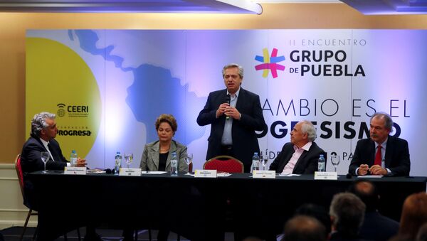 Los líderes del Grupo de Puebla en la reunión en Buenos Aires, Argentina - Sputnik Mundo