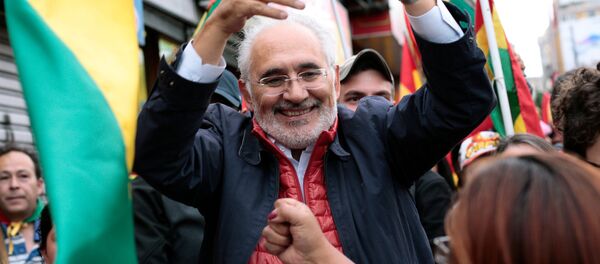 Carlos Mesa, lider opositor boliviano Carlos Mesa, lider opositor boliviano - Sputnik Mundo