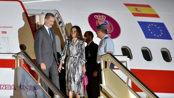 Los monarcas de España, Felipe VI y Letizia, arriban a Cuba - Sputnik Mundo