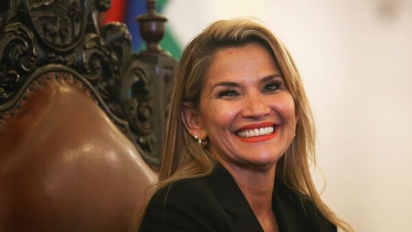 Jeanine Áñez, presidenta interina de Bolivia - Sputnik Mundo