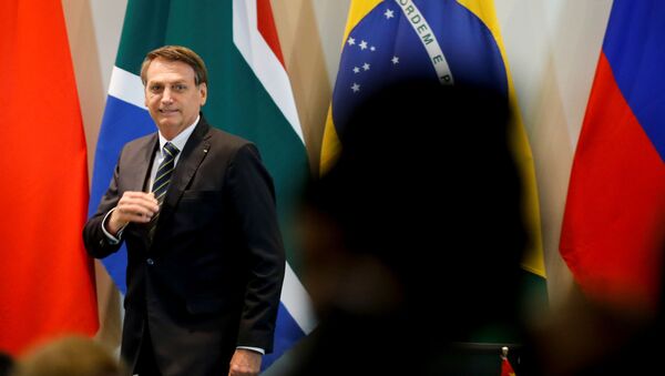 Jair Bolsonaro, presidente de Brasil  - Sputnik Mundo
